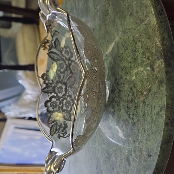 Bowl With Inlaid Silver Accents - Picture 2 of 5